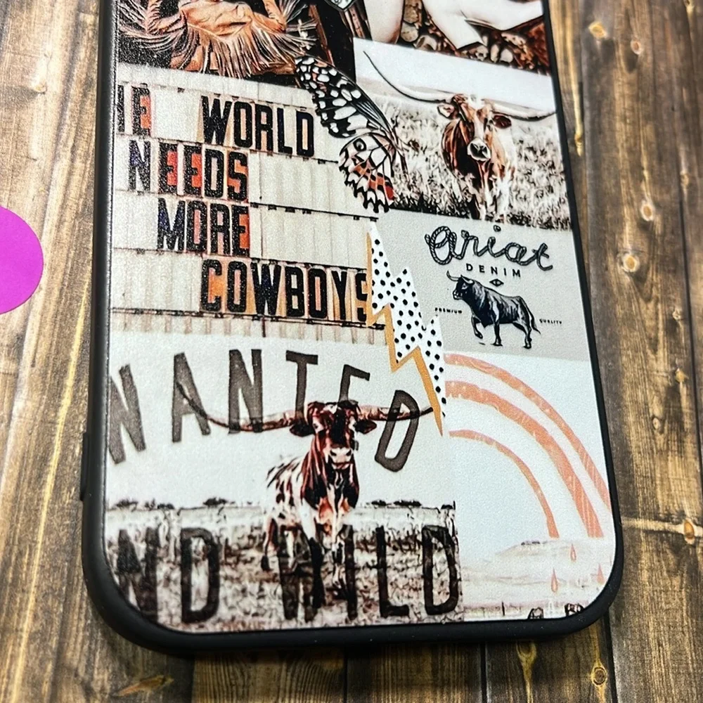 5for$10 Cowgirl IPhone 13 Pro Max Aesthetic Collage Phone Case Cowboy